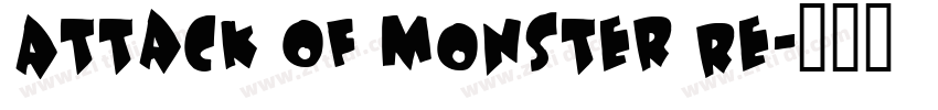 Attack Of Monster Re字体转换
